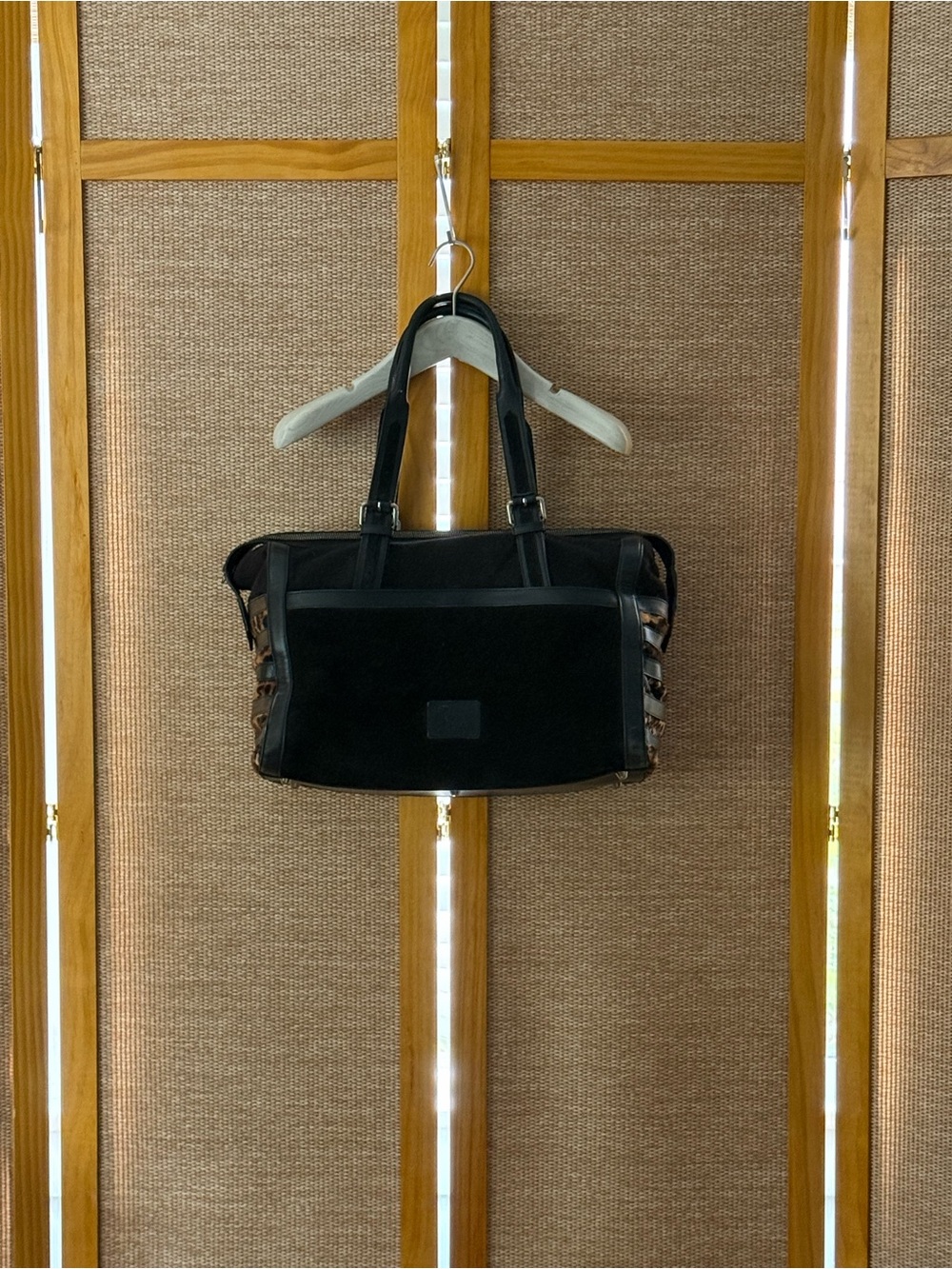 Louboutin Classic Black Suede Tote Bag Men’s Bag
